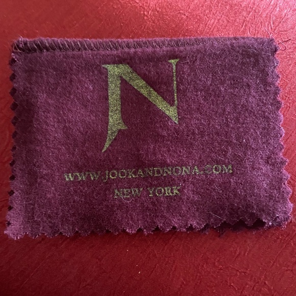 Jook and Nona Tag Necklaces, 18k Gold Plated - Picture 6 of 7